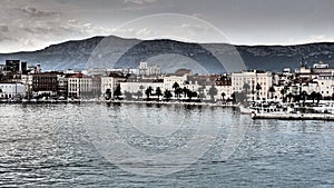 Split Croatian city on the Adriatic Sea photo