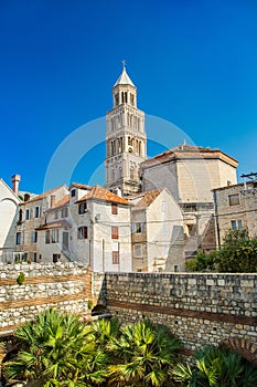 Split, Dalmatia, Croatia, cathedral of Saint Domnius in Palace of Roman Emperor Diocletian