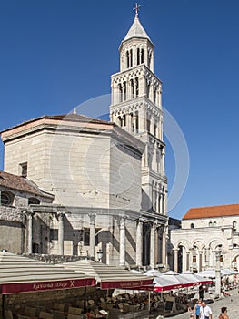 Split, dalmatia, croatia, europe, the cathedral of st. doimo