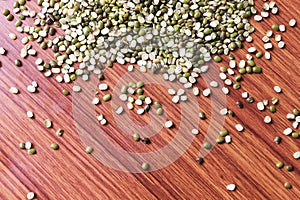 Split green gram bean photo
