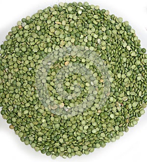 Split peas, green
