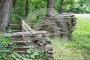 Split Rail Fence at Abraham Lincoln Boyhood Home