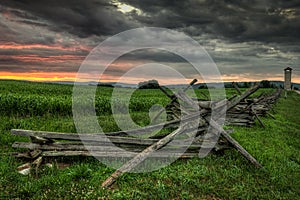 Split-Rail Fence and Observation Tower