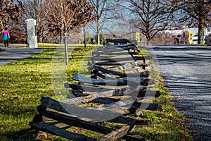 Split Rail Fence at Valley Forge Pennsylvania