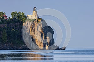 Split Rock Lighthouse - A Lighthouse On A Cliff Along Lake Superior