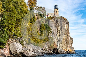 Split Rock Lighthouse High Above Lake Superior