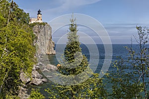 Split Rock Lighthouse On Lake Superior