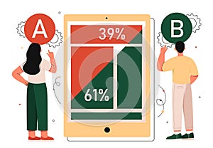 Split testing concept