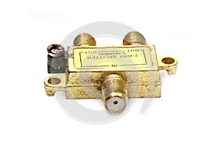 Splitter for television cable