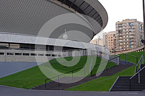 Spodek, a saucer hall sports in Katowice