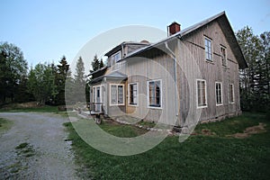 Spoekpraestgaard, a haunted clergy house, in Borgvattnet in Sweden photo