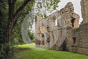 Spofforth Castle near Harrogate in North Yorkshire, England