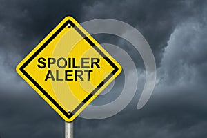 Spoiler Alert Warning Sign