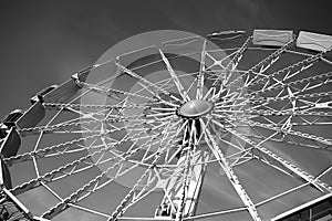 Spoke structure of a Ferris wheel