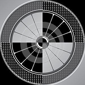 Spoke wheel photo