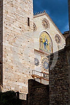 Spoleto Cahtedral partial view