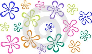 Sponge bob Flowers theme animated background