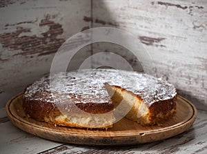 Sponge cake of lemon