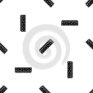 Sponge for cleaning pattern seamless black