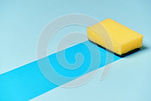 Sponge cleansing surface