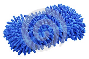 Sponge with microfibers for cleaning and washing car