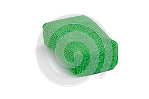 Sponge pad on white background
