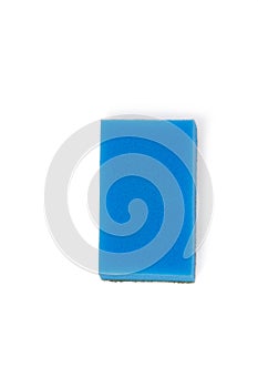 Sponge pad on white background