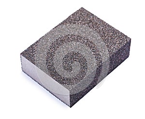 Sponge sanding block isolated photo