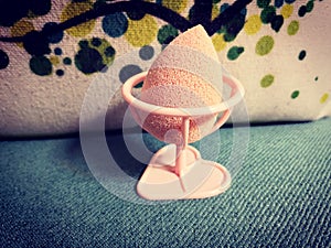 A sponge for washing your face