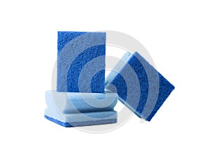 Sponges with scouring pad