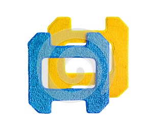 Sponges for windows cleaning robot