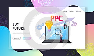 Sponsored Listing, Pay Per Click Landing Page Template. Ppc, Business Advertising Technology