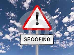 Spoofing warning