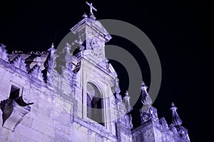 Spooky church facade