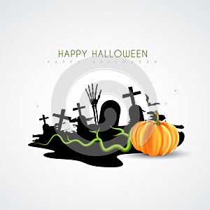 Spooky halloween design