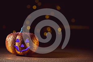 Spooky halloween Jack O Lantern background