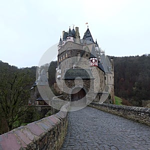 Spooky Medieval Burg Eltz Castle