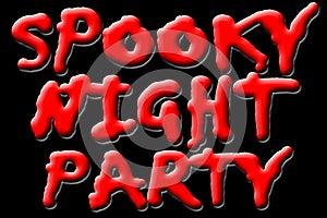 Spooky Night Party halloween theme