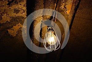 Spooky old light bulb