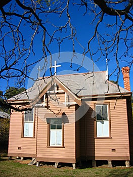 Spooky Scary Church in Outback Town Australia