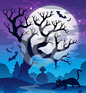 Spooky tree theme image 2