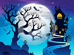 Spooky tree theme image 7