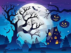 Spooky tree theme image 8