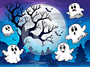 Spooky tree theme image 9