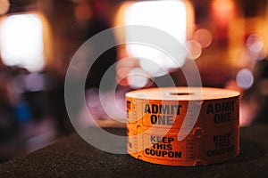 Spool Of Admit One Tickets