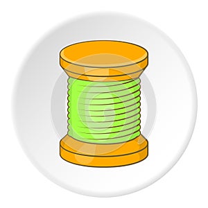 Spool icon, flat style