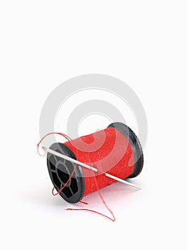 Spool and Red Thread