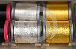 Metallic Thread Spools