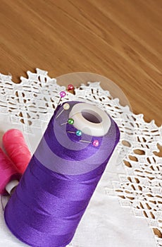 Spools sewing thread