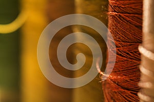 Sewing thread of different colors